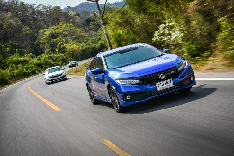 ลอง ฮอนด้า ซีวิค เทอร์โบ อาร์เอส สีและระบบความปลอดภัย ใหม่