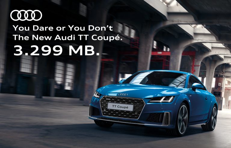 The New Audi TT Coupé 45 TFSI quattro S line รถยนต์นำเข้า ราคาแนะนำ 3,299,000 บาท