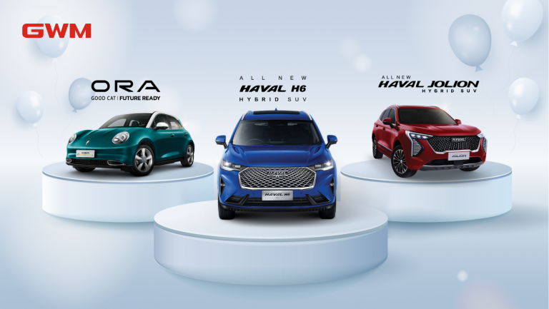 ข่าวรถวันนี้ : เกรท วอลล์ มอเตอร์ เผยยอดขายรถใหม่ในเดือนเมษายน ยังโตต่อเนื่อง HAVAL H6 ครองแชมป์ผู้นำในตลาดคอมแพคเอสยูวี 4 เดือนซ้อน พร้อมเดินหน้าสร้างระบบนิเวศรถยนต์ไฟฟ้าในไทยให้สมบูรณ์ยิ่งขึ้น