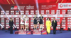 ข่าวรถวันนี้ : “วิว” กุลวุฒิ วิฑิตศานต์ คว้าแชมป์ชายเดี่ยว ถ้วยพระราชทาน แบดมินตันเวิลด์ทัวร์ “TOYOTA GAZOO RACING Thailand Open 2023”